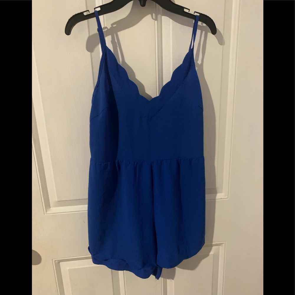 Lush blue romper size Small